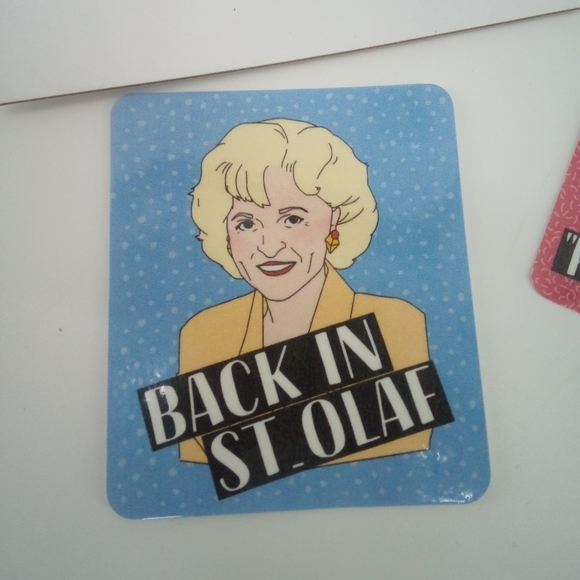 New Golden Girls Stickers 4 Sofia 1 Dorothy 1 Blanche 1 Rose - Picture 3 of 7